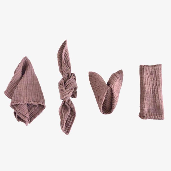 ORGANIC COTTON NAPKINS // SET OF 4