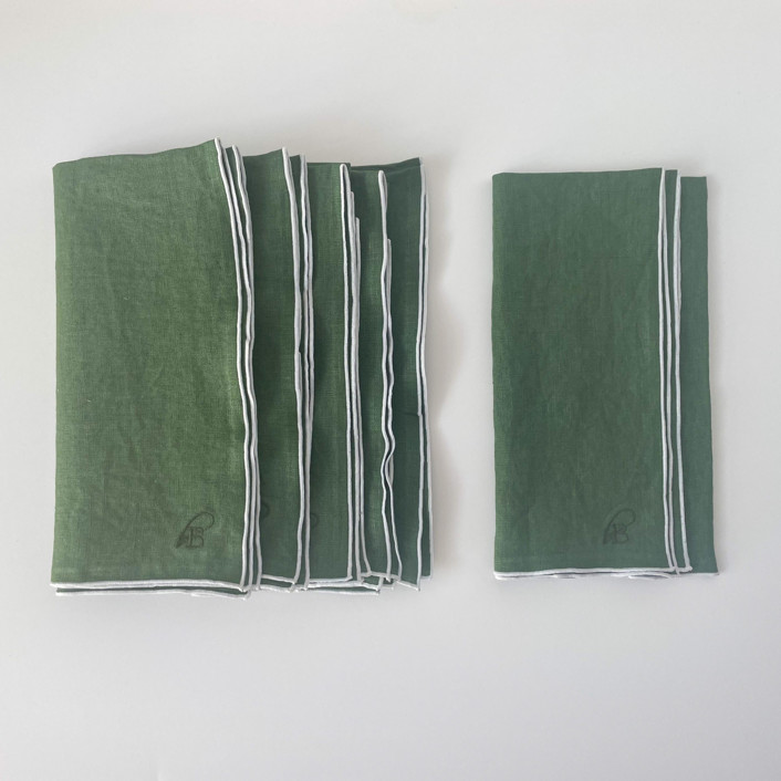 STONE WASHED LINEN NAPKINS // SET OF 4
