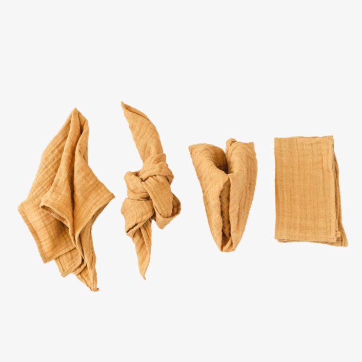 ORGANIC COTTON NAPKINS // SET OF 4