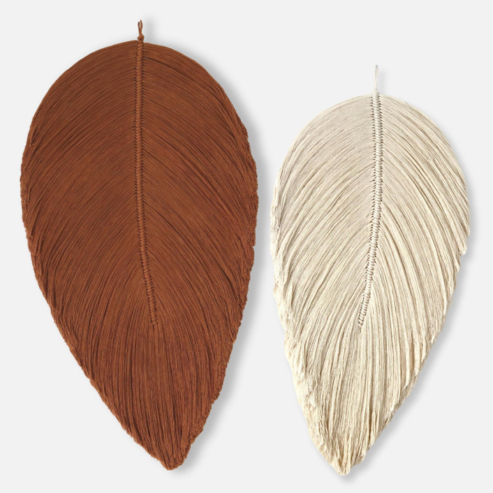 Fiber Art Leaf set Commission