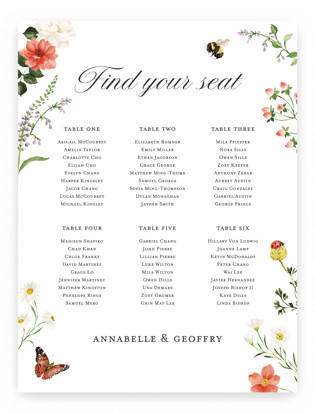 Fleur Custom Seating Charts