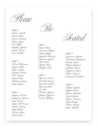 Simple Script Custom Seating Charts