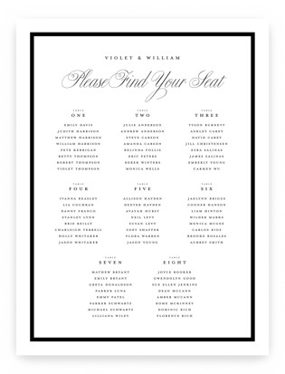 The Day Custom Seating Charts