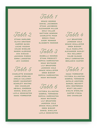 cotillion Custom Seating Charts