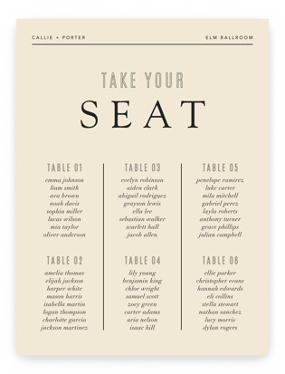 Headliner Custom Seating Charts