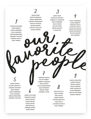 Marlowe Custom Seating Charts