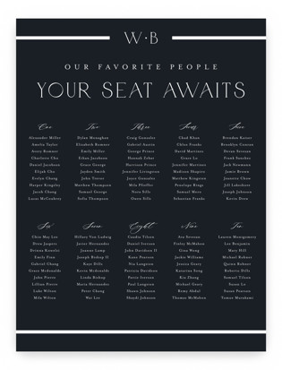 Luster Custom Seating Charts