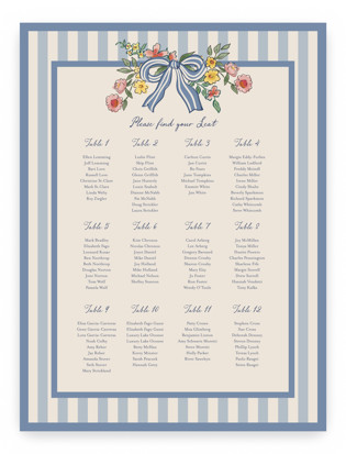 A wedding in Low Country Custom Seating Charts