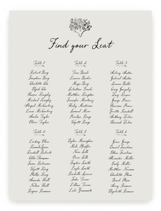 Puglia Custom Seating Charts