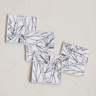 This is a silk table linens by Catilustre called fallen leaves in standard