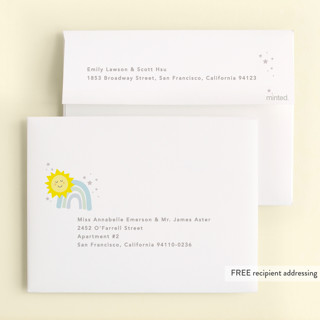 This is a sky kids thank you cards with standard by Creo Study called so fun to be one printing on strathmore in standard