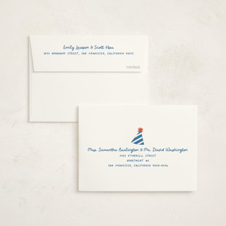 This is a cajun kids thank you cards with standard by Jennifer Lew called party prawn printing on strathmore in standard