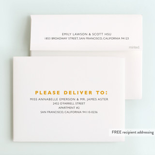 This is a sky kids thank you cards with standard by Bethany Anderson called young, wild and three printing on strathmore in standard