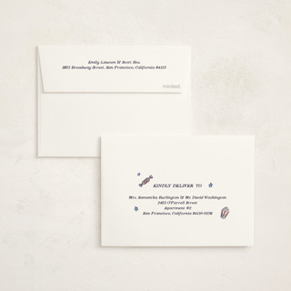 This is a sky kids thank you cards with standard by Pati Cascino called circus day printing on strathmore in standard