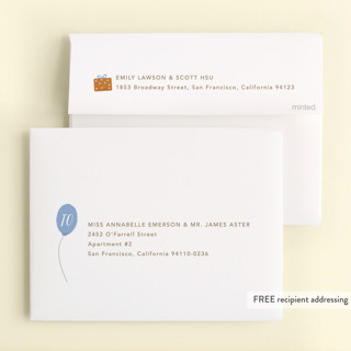 This is a hazelnut kids thank you cards with standard by Creo Study called winter fun printing on strathmore in standard