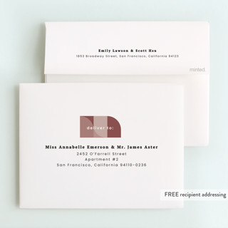 This is a blush kids thank you cards with standard by Adelyn T. called made it printing on strathmore in standard
