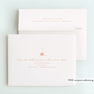 This is a citrus kids thank you cards with standard by Sabrin Deirani called disney's ariel under the sea printing on strathmore in standard