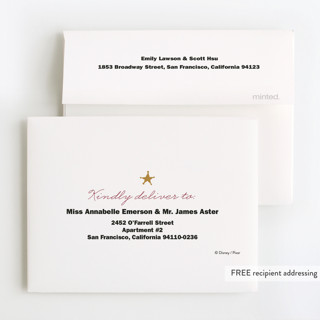 This is a city kids thank you cards with standard by Oma N. Ramkhelawan called disney and pixar's howdy woody printing on strathmore in standard
