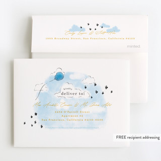 This is a honey pot kids thank you cards with standard by Erin L. Wilson called disney's winnie the pooh many birthday adventures printing on strathmore in standard