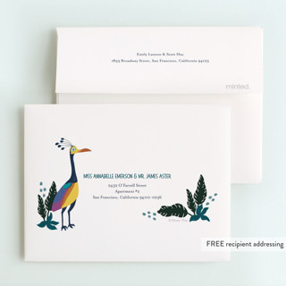This is a jungle kids thank you cards with standard by Rebekah Canavan called disney and pixar up! adventure printing on strathmore in standard