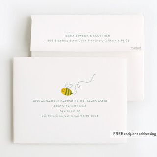 This is a grass kids thank you cards with standard by Susan Asbill called in the garden printing on strathmore in standard