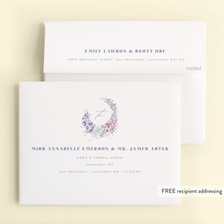 This is a boysenberry kids thank you cards with standard by Leah Bisch called garden party printing on strathmore in standard