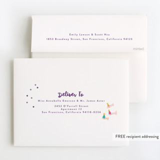 This is a acai kids thank you cards with standard by Haley Warner called merkitty printing on strathmore in standard