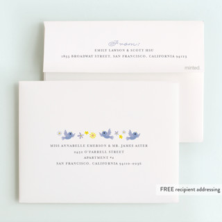This is a cloud kids thank you cards with standard by Angela Thompson called disney's snow white & forest friends printing on strathmore in standard