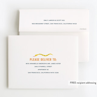 This is a jungle kids thank you cards with standard by Bethany Anderson called wilder printing on strathmore in standard