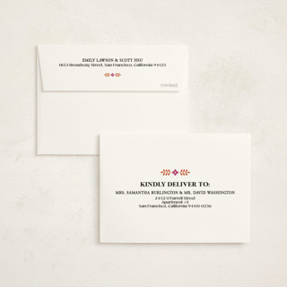 This is a gumdrop kids thank you cards with standard by Eva Tadros called let's fiesta printing on strathmore in standard