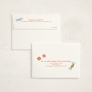 This is a cookie kids thank you cards with standard by Lissabeth Anglin called super sweet printing on strathmore in standard