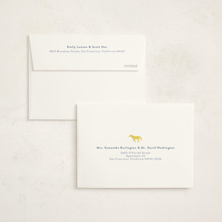 This is a italy kids thank you cards with standard by Ashlee Townsend called derby party printing on strathmore in standard