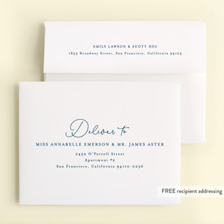 This is a bluebell kids thank you cards with standard by Erica Krystek called disney's beauty and the beast be our guest printing on strathmore in standard