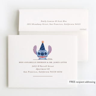 This is a passion fruit kids thank you cards with standard by Griffinbell Paper Co. called disney keiki cake printing on strathmore in standard