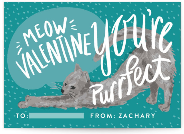 Puuurfect Classroom Valentine's Day Cards