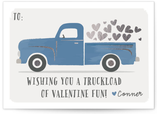 Truckload Of Fun Valentine's Day Cards