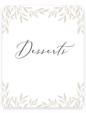 Vine + Pen Small Custom Signs by Laura Hankins | Minted