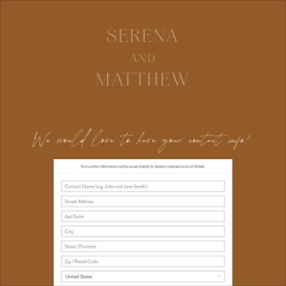 This is a butterscotch digital wedding address collection cards by Morgan Kendall called modern traditionalist printing on digital paper in standard