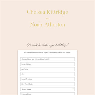 This is a bisque digital wedding address collection cards by Annie Clark called brooklynite printing on digital paper in standard