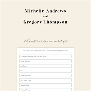 This is a ivory digital wedding address collection cards by Anastasia Makarova called big date printing on digital paper in standard