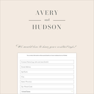 This is a latte digital wedding address collection cards by Kristie Kern called anson printing on digital paper in standard