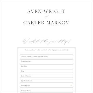 This is a ink digital wedding address collection cards by Jennifer Postorino called storybook printing on digital paper in standard
