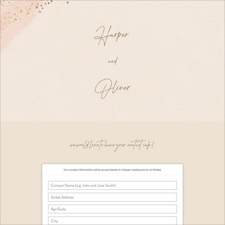 This is a sunset digital wedding address collection cards by Robin Ott called empyrean printing on digital paper in standard