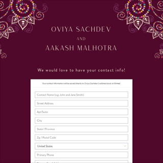 This is a mixed berry digital wedding address collection cards by fatfatin called henna printing on digital paper in standard