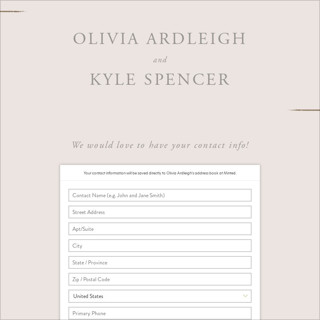 This is a creme digital wedding address collection cards by Kristie Kern called minimalista printing on digital paper in standard