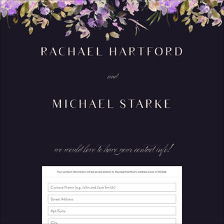 This is a midnight digital wedding address collection cards by Lori Wemple called goddess printing on digital paper in standard
