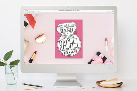 Ringing Writing Bachelorette Party Online Invita Minted Ringing Writing Bachelorette Party