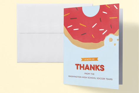 thank you card professional