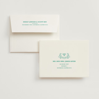 This is a lagoon wedding thank you cards with standard by root beer float called fiesta folk art printing on strathmore in standard