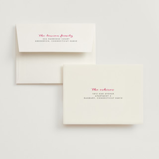 This is a midnight wedding thank you cards with standard by Erika Firm called boom pop the champagne printing on strathmore in standard